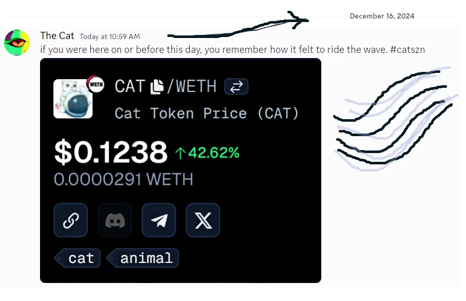 Cat Token wave