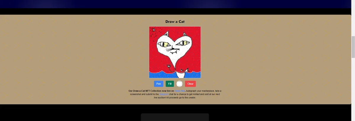Draw a Cat banner