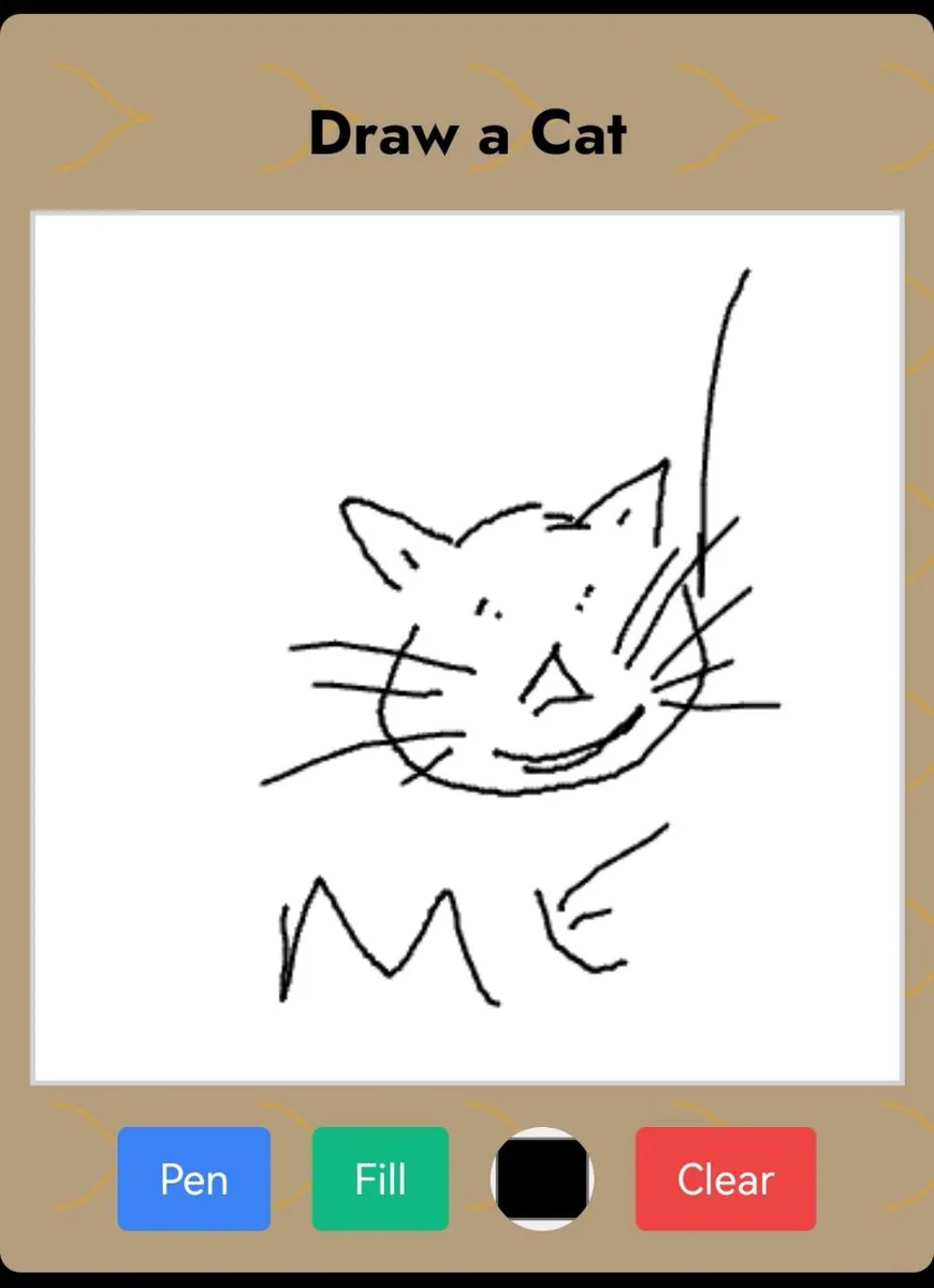 Mr Klaus Cat draw-a-cat
